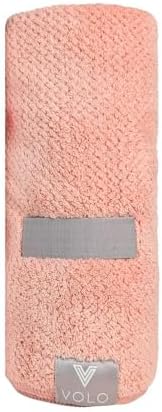 VOLO Hero Hair Towel | Ultra Soft, Super Absorbent, Quick Drying Nanoweave Fabric | Reduce Dry Time by 50% | Towel Wrap for All Hair Types | Reusable Packaging (Cloud Pink - Reusable Tote) - Image 2