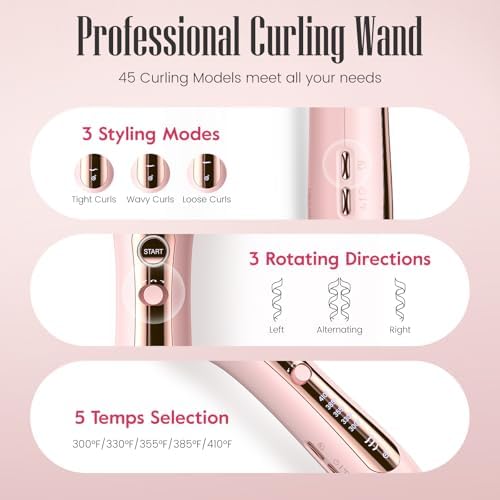 ZAVAREA Automatic Rotating Curling Iron for Long Hair - Image 6