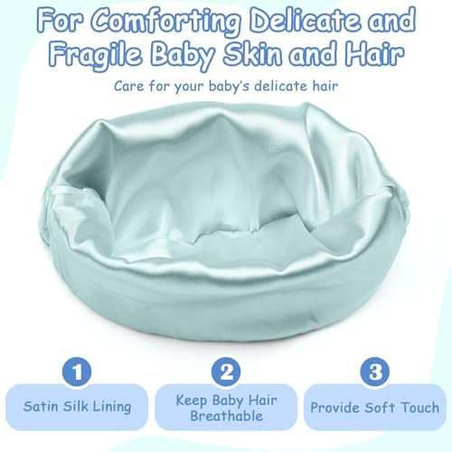 6 Pcs Satin Lined Baby Beanie Newborn - Image 4