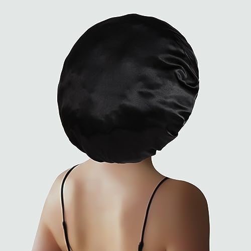 Extra Large Satin Bonnet Hair Cap for Women Men - Image 5