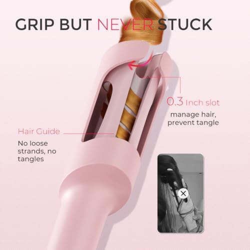 TYMO Automatic Rotating Curling Iron, TYMO CURLPRO Beach Waves Hair Curler - Image 4