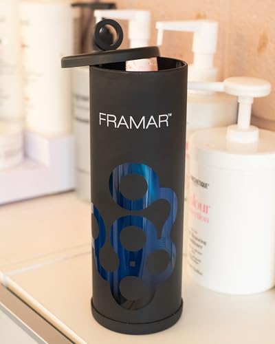 FRAMAR Disinfectant Jar For Salon, Hair Disinfectant Liquid, Non Slip Base - Image 5