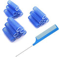 18PCS Self Grip Small Hair Curlers Heatless Roller Hair Curlers Pro Salon Hairdressing Curler DIY Curly Hairstyle Hair Rollers Tools Rat Tail Comb for Women Medium Short Hair(0.8 x 2.4 Inch) by MOODKEYbrand