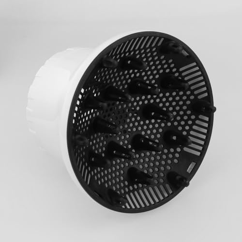 Electric Hair Dryer Diffuser Nozzle for Curly Straight Wavy Hair White - Image 6
