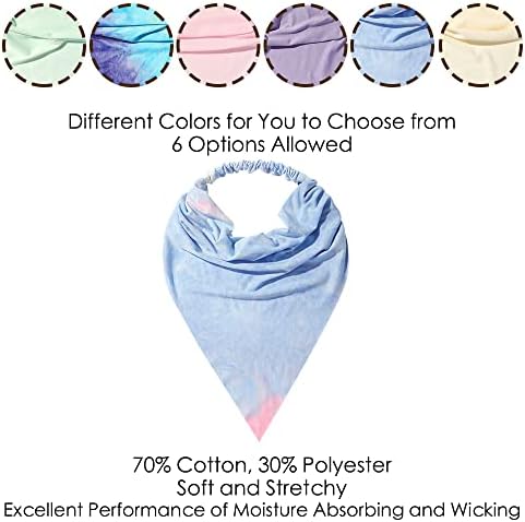 Vercret Hair Scarf Headband for Women,Boho Bandana Pretied Elastic Kerchief - Image 5