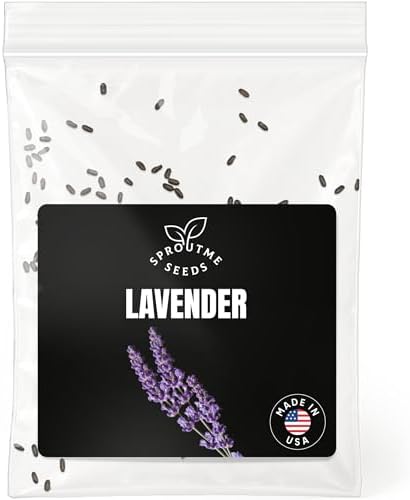 SproutMe English Lavender 100+ Seeds for Planting, Non-GMO Heirloom Flower by SproutMeSeeds