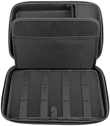 Barber Bags for Hair Clippers and Supplies, Hair Cutting Barber Case Supplies Organizer, Hair Trimmer Organizer for Men Razor Guard Grooming Kits (Case Only) - Image 5