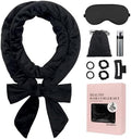 ZILAMPU Heatless Curls Overnight for Long Hair with Sleep Mask - Black by ZILAMPU