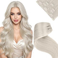 LaaVoo Clip In Hair Extensions, for party, 16 Inch 5Pcs 80g by LaaVoo