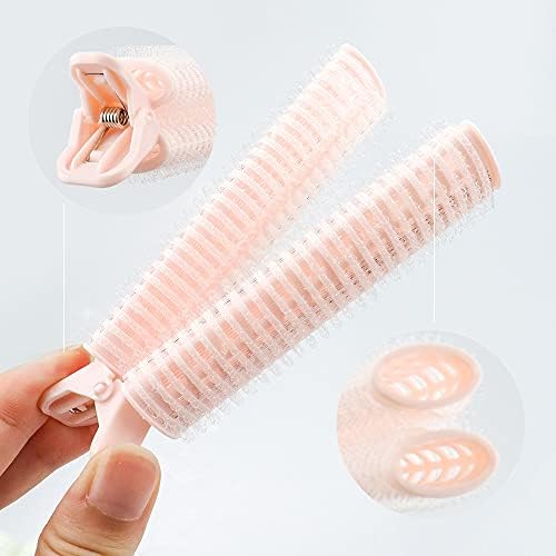 4 Pieces Volumizing Hair Root Clips, Hair Clip Curler Rollers Natural Clamps Rollers Self Grip Volume Hair Root DIY Wave Fluffy Curler Hair Styling Tool, Easy to Carry for Women Girls - Image 2