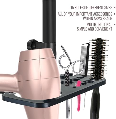 ZQIAN BEAUTY 50 Inch Metal Wig Stand, Adjustable Wig Head Stand, Mannequin Head Stand for Cosmetology Hairdressing, Wig Stand Tripod with Tool Tray (Black, Mannequin Head Not Included) - Image 2
