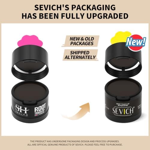 Sevich Hairline Powder 2.0, Gray Root Touch Up, Sweatproof, Dark Brown - Image 2