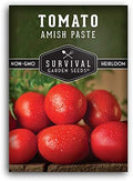 Amish Paste Tomato Seeds for Planting - 1 Pack by SurvivalGardenSeeds