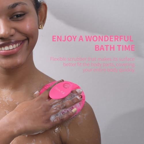 Silicone Body Scrubber, BEAUTAIL Gentle Exfoliating Shower Brush for Body - Image 6