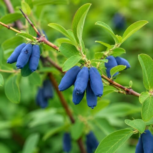 Boreal Blizzard Honeyberry (Haskap) Shrub - 6-12" Tall Live Plant - Image 4