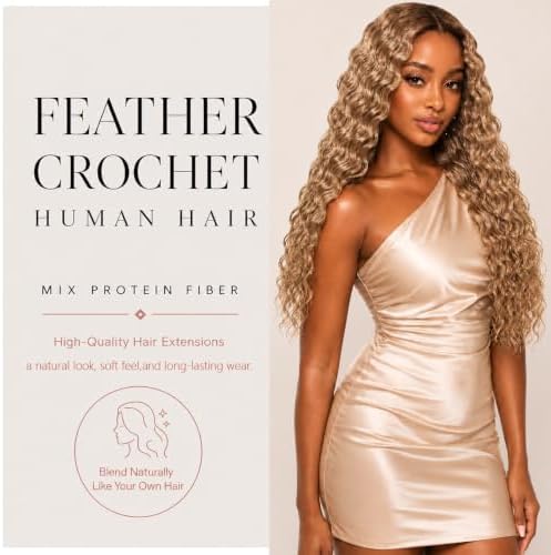 Human Crochet Hair for Black Women Feather Miracle Knots Crochet Human Hair - Image 2