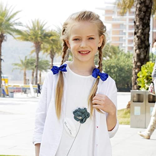 Oaoleer 30 Colors Grosgrain Ribbon Hair Accessories - 3 Inch Bows, Clips, Barrettes, and Alligator Clips for Girls, Toddlers, Kids, and Teens - Image 3
