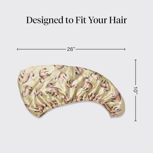 Kitsch x Harry Potter Microfiber Hair Towel Wrap for Women - Hufflepuff - Image 4