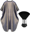 FEBSNOW Barber Cape Professional Hair Cutting Cape with Neck Duster Brush by HOMECRAFTBEAUTYBABY