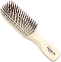 Giorgio Gentle Ivory Mini Hair Brush – 6.25 Inch, Men, Women & Kids, Compact Detangler, Soft Bristles, Sensitive Scalp, Scalp Massager, Travel Hair Brush by GiorgioHairBrushesCombs