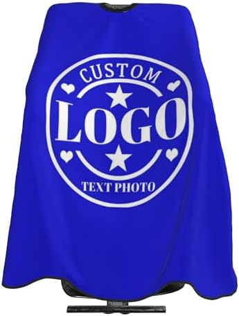 Custom Barber Cape Customized Haircut Capes Logo Text Photo Salon Hairdressing Apron for Home and Barbershop by Custom