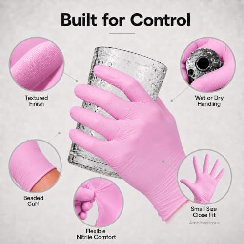 ForPro Disposable Nitrile Gloves, Chemical Resistant, Powder-Free, Latex-Free, Non-Sterile, Food Safe, 4 Mil - Image 4
