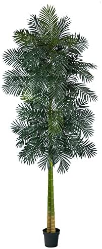 Nearly Natural 10ft. Double Stalk Golden Cane Artificial Palm Tree by NearlyNatural
