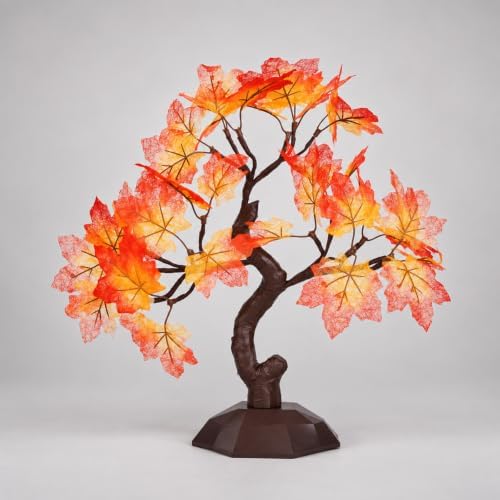 Tabletop Bonsai Light Tree with Decorative Branch - Image 2