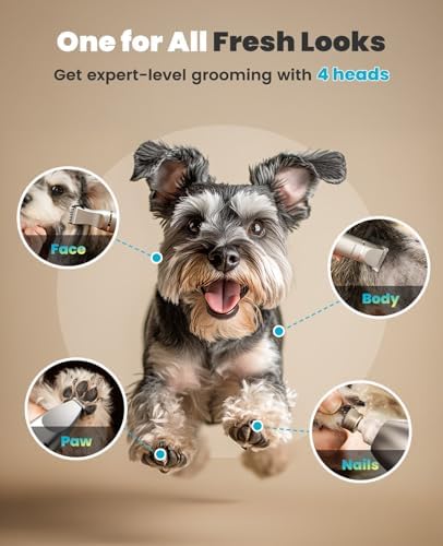 oneisall 4 in 1 Dog Grooming Kit with LCD Display - Image 2