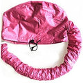 Safety Hair Dryer Cap Portable Soft Drying Salon Baking Oil Hat for Hand Held Hair Dryer Attachment Home (Pink) by Unknown