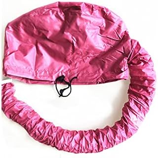 Safety Hair Dryer Cap Portable Soft Drying Salon Baking Oil Hat for Hand Held Hair Dryer Attachment Home (Pink) by Unknown