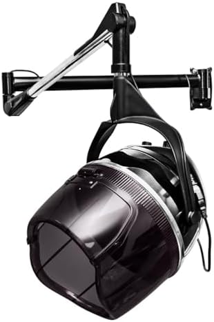 Hooded Hair Dryer,Adjustable Hooded Floor Hair Bonnet Dryer Rolling Base with Wheels for Beauty, Salon Equipment, Spa, Home Use,style two by JIYIAN