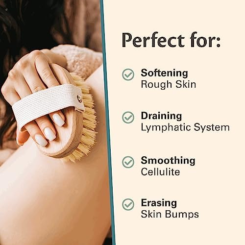 Firm Dry Brush for Body, Firming & Exfoliating Body Brush by M3 - Image 4