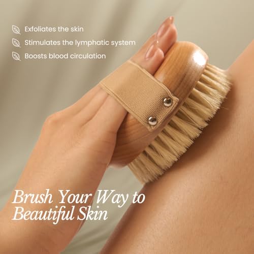 Bare Botanics Dry Brushing Body Brush for Lymphatic Drainage - Image 2