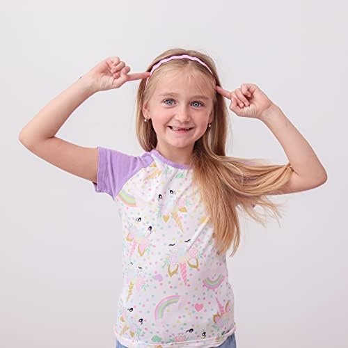 FROG SAC 6 Glitter Headbands for Girls, Adjustable Non Slip Thin Elastic Hair Bands for Kids, Stretch Heart Zig Zag Girl Hair Accessories, Sparkly Headband, Head Band Hairband (Multicolor 2, Kids) - Image 5