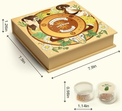 Lush&Dew Zodiac Garden Seed Bank Earth Sign, Gardening Gifts for Women Men - Image 7