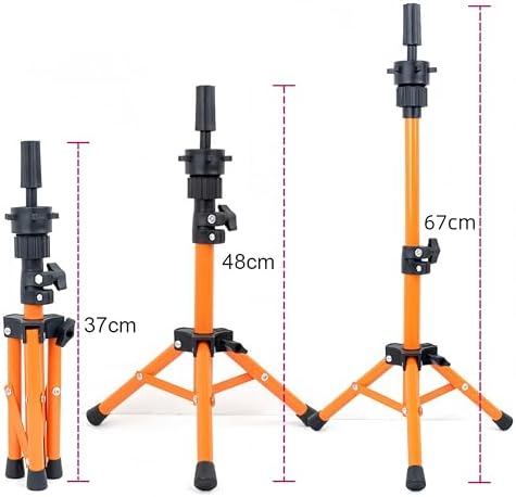 Mannequin Head Stand Holder Adjustable Stand Tripod for Canvas Block Head - Image 4