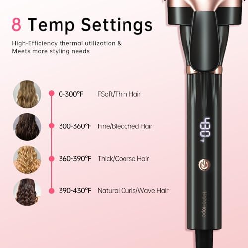 Hahahope 2 Inch Curling Iron, Extra Large Barrel for Big Beach Waves - Image 6