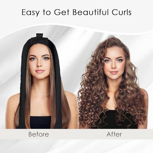 weiwei Satin Heatless Curlers Hair Curler, No Heat Curls Overnight Hair Curlers to Sleep In Overnight Curls Headband, 70" Hair Curlers No Heat, 9 Pcs Satin Heatless Curling Set for Women Long Hair - Image 3