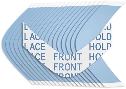 Sunshine Tape Blue Liner Lace Front Hold Wig Tape, AA Curve (108 pcs) by SunshineTapeProducts