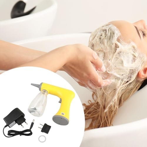 Perming Foaming Machine Perm Bubble Styling Tool Fine Foam Effect Compact PP Material Suitable for, Yellow 150ml - Image 5