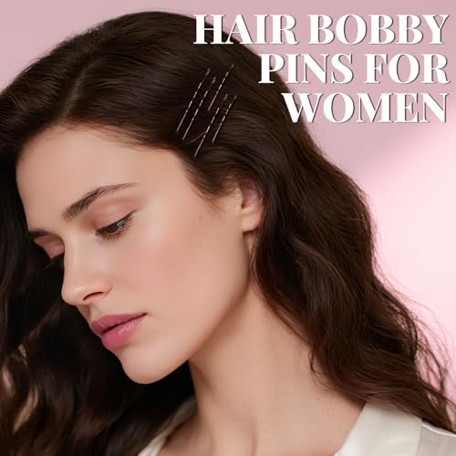 IKOCO 415pcs Bobby Pins Set, U Pins with Hair Ties and Hair Net, Brown - Image 5