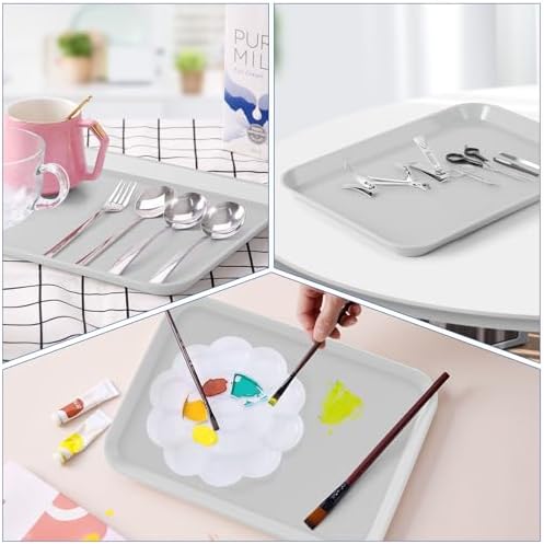 JMU 10 Pcs Gray Dental Procedure Tray Flat Tray Size B 13.25" X 9.75" - Image 6