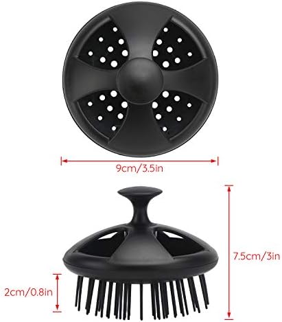 Segbeauty Dandruff Brushes, 2pcs 0.8 inches Long Hard Bristle Scalp Massage Brushes for Thick or Thin 2c to 3b Curly Hair, Shower Comb for Deep Cleaning Beard Pet Grooming Hair Care for Women Men - Image 5