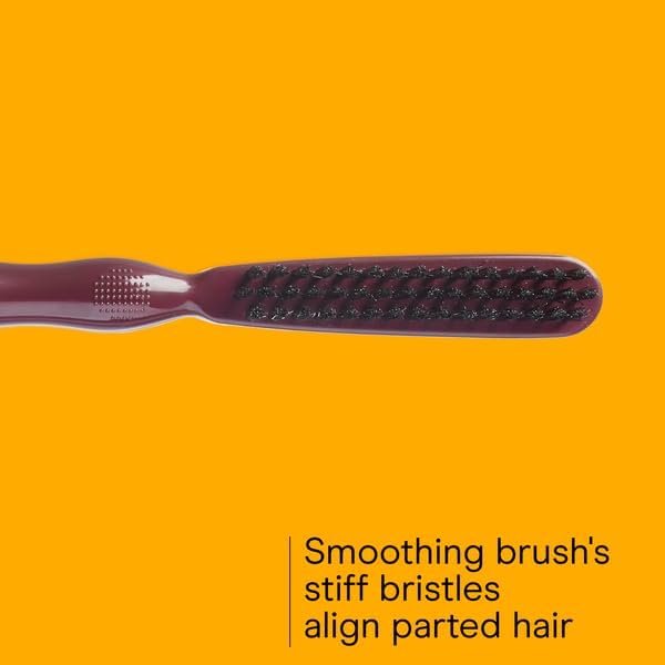Conair Slick Back Tail Comb Set, 3-Pack with Fine Tooth Tail Comb, Edge Brush, and Smoothing Brush for Teasing, Parting, and Smoothing Sleek Hair Styles, Control Hair Flyaways - Image 3
