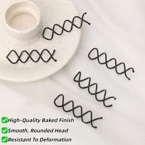 12 Pack French Twist Hair Braiding Tool, Spiral Hair Bun Maker & Twist Hair Styling Clip for Women Girls, Easy DIY Lazy Hair Curler Roller Braider Accessories (Rose Gold) - Image 3