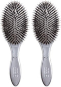 Olivia Garden Ceramic + Ion Supreme Styler Cushion Paddle Brush - Boar & Ionic for Shine, Frizz Control & Smoother Hair by Unknown