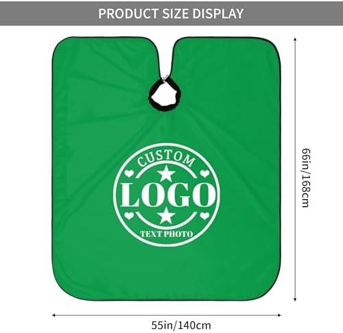 Custom Barber Cape Customized Haircut Capes Logo Text Photo Salon Hairdressing Apron for Home and Barbershop - Image 5