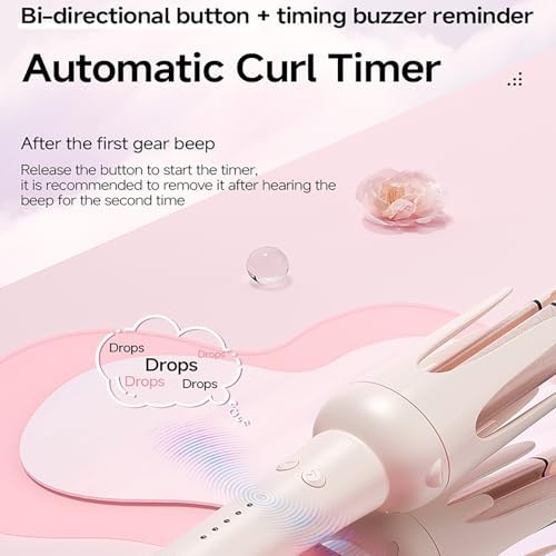 5 in 1 Interchangeable Curling Iron Set, 5 Styling Tools, 28mm，32mm，40mm Roll, Hair Straightener Brush，Volumizing Comb，and Curling Iron，3 Temp & Timer & Negative Ions - Image 7