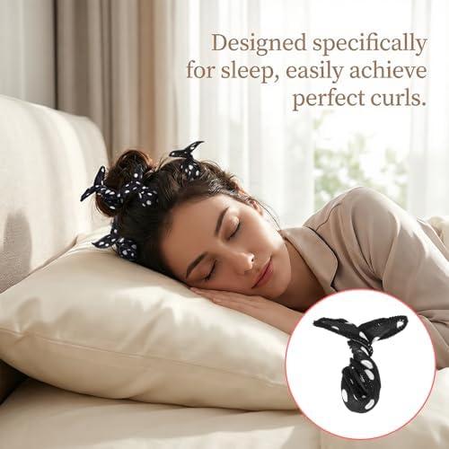 15 Pcs Hair Curler Rollers Soft Satin Sponge Rollers DIY Night Sleep Foam Hair Styling Tools Flexible Pillow Sponge Curlers for Women Tousle Hairstyle No Heat Heatless - Image 6